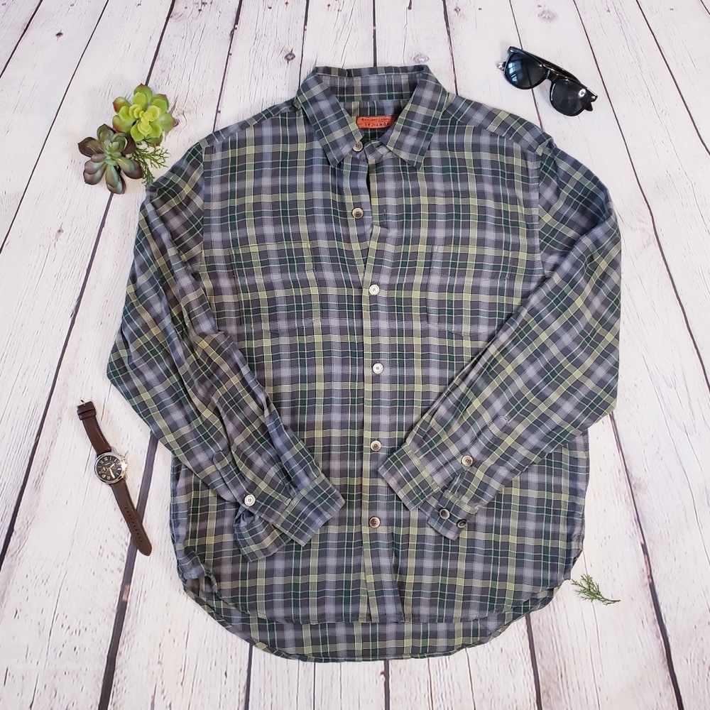 Vertical Plaid Shirt